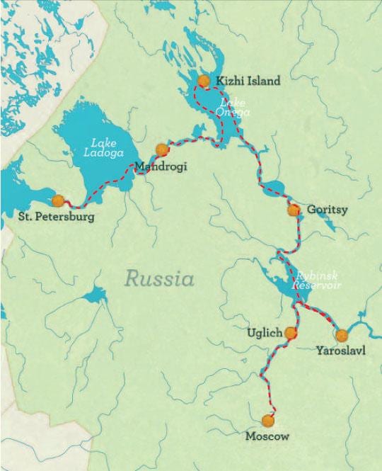 แผนที่ของเซลังรอการพิจารณาพ้นไปมอสโคว์ก่อนทางล่องเรือ