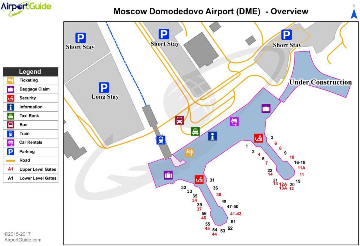 แผนที่ของ DME สนามบิน