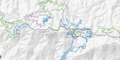 แผนที่ของมอสโคว์ก่อนทางภูเขาร่องรอย