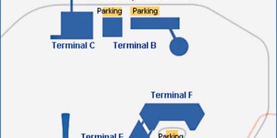Sheremetyevo เทอร์มินัลแผนที่