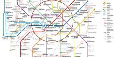 Moskva ขนส่งแผนที่