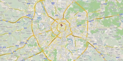 Moskva แผนที่ทางหลวง