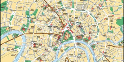 แผนที่ของมอสโคว์