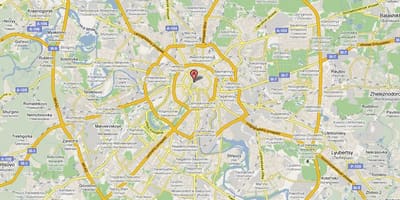Moskva suburb แผนที่