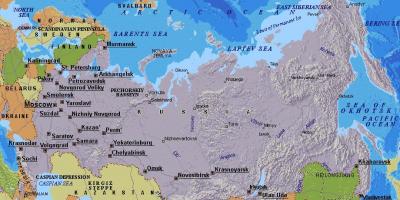แผนที่ของรัสเซียมอสโคว์